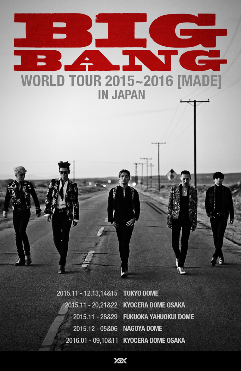 【海外反応】BIGBANG、ワールドツアー開幕！日本では海外アーティスト史上初3年連続ドームツアー開催決定！海外からの反応は？サムネイル画像