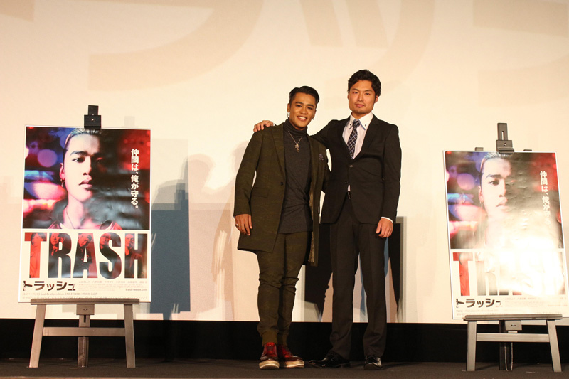 三代目JSB・ELLY、初主演映画『TRASH／トラッシュ』特別先行上映会で舞台挨拶に登場サムネイル画像