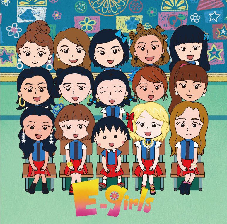 ちびまる子ちゃんの世界とe Girlsがコラボしたopアニメの続編公開 E Talentbank Co Ltd