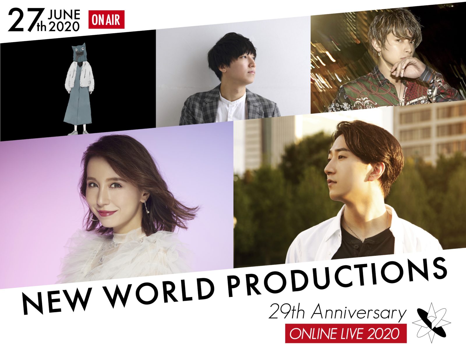 NEW WORLD PRODUCTIONS、May J.ら所属アーティスト5組の同日無観客単独生配信ライブを開催サムネイル画像!