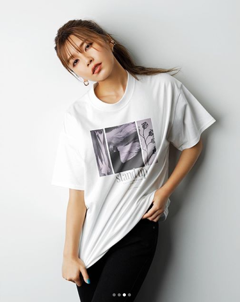 AAA宇野実彩子、Tシャツ×黒パンツのクールな姿公開に「センスが光ってる」「かっこいい」の声